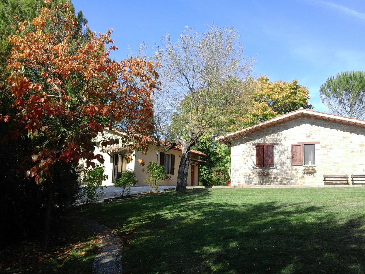 Agriturismo Villa Mozart Nel Verde Gubbio Extérieur photo